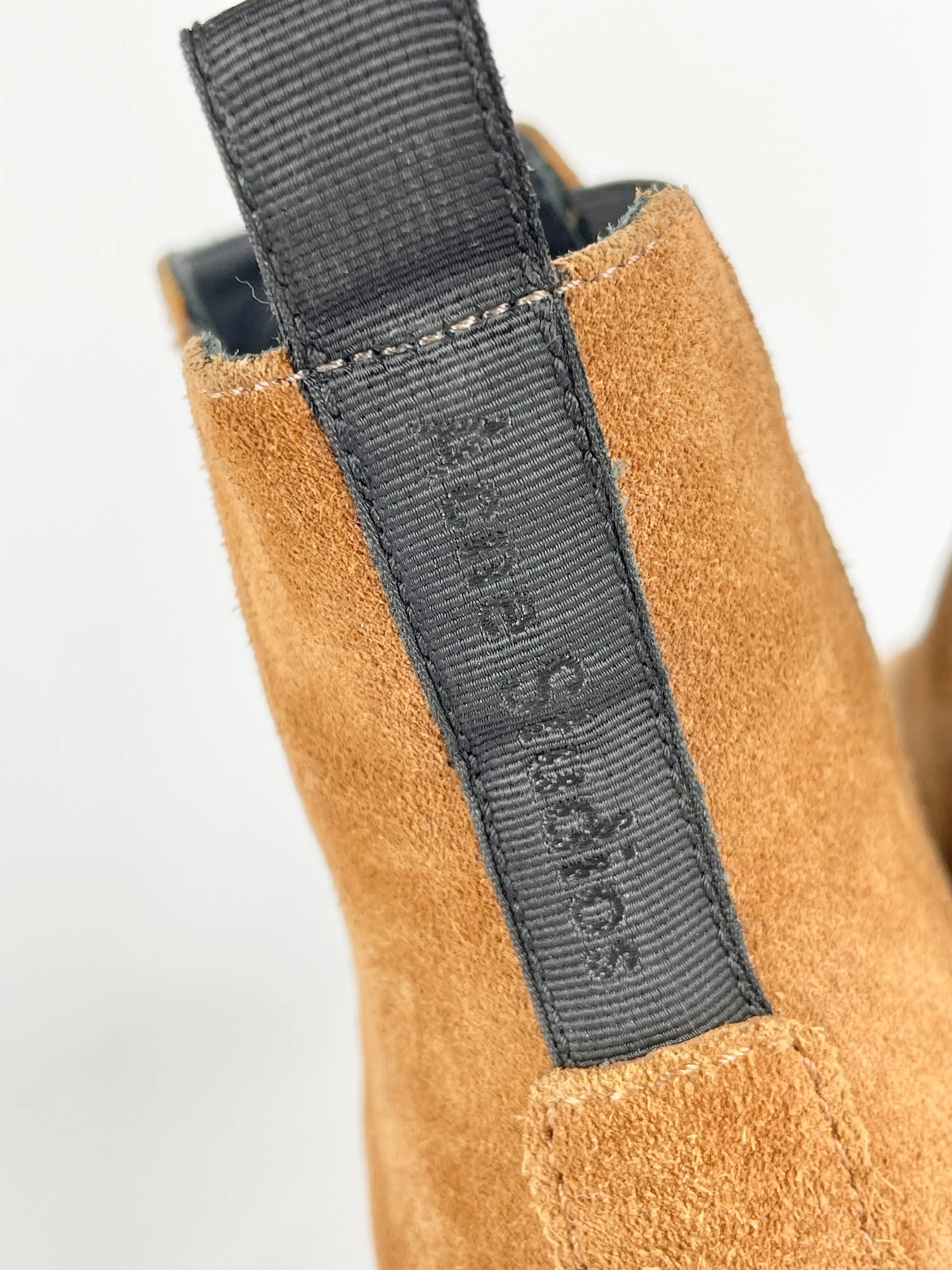Acne Studios Tan Suede Jensen/Jenny Ankle Boots - EU40