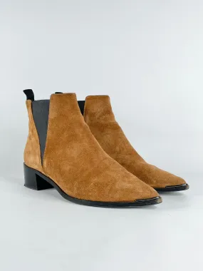 Acne Studios Tan Suede Jensen/Jenny Ankle Boots - EU40
