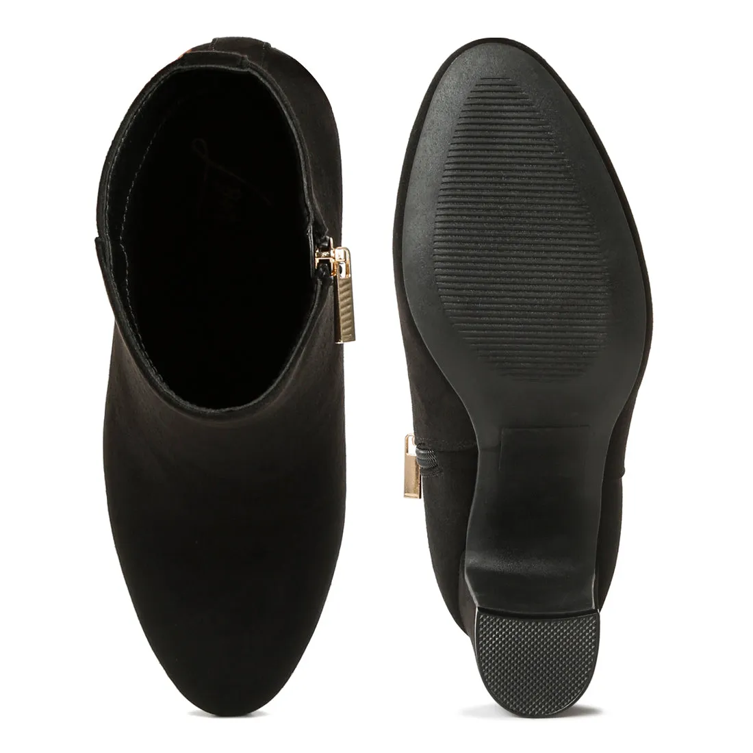 Alysia Block Heel Ankle Boots