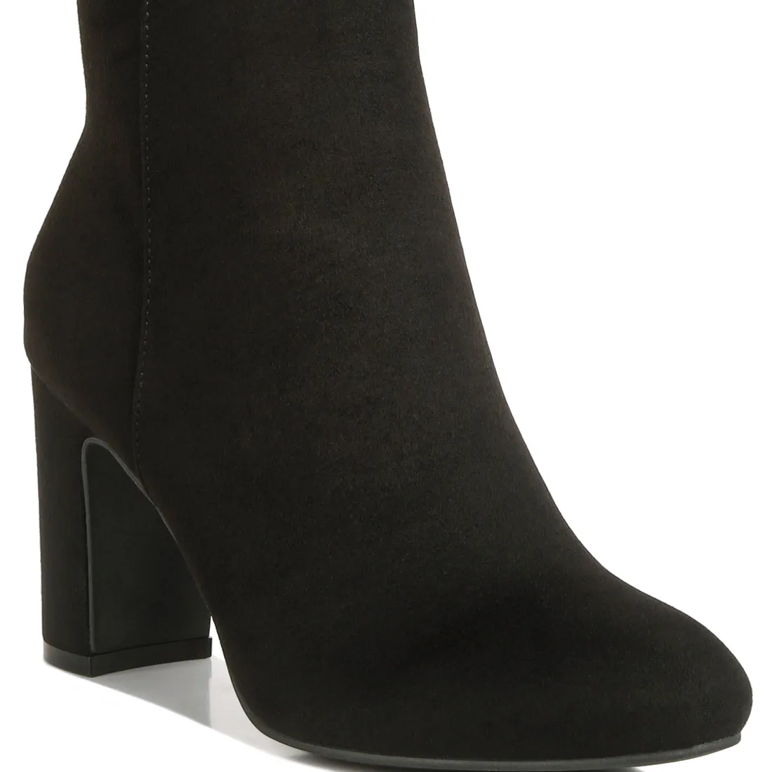 Alysia Block Heel Ankle Boots