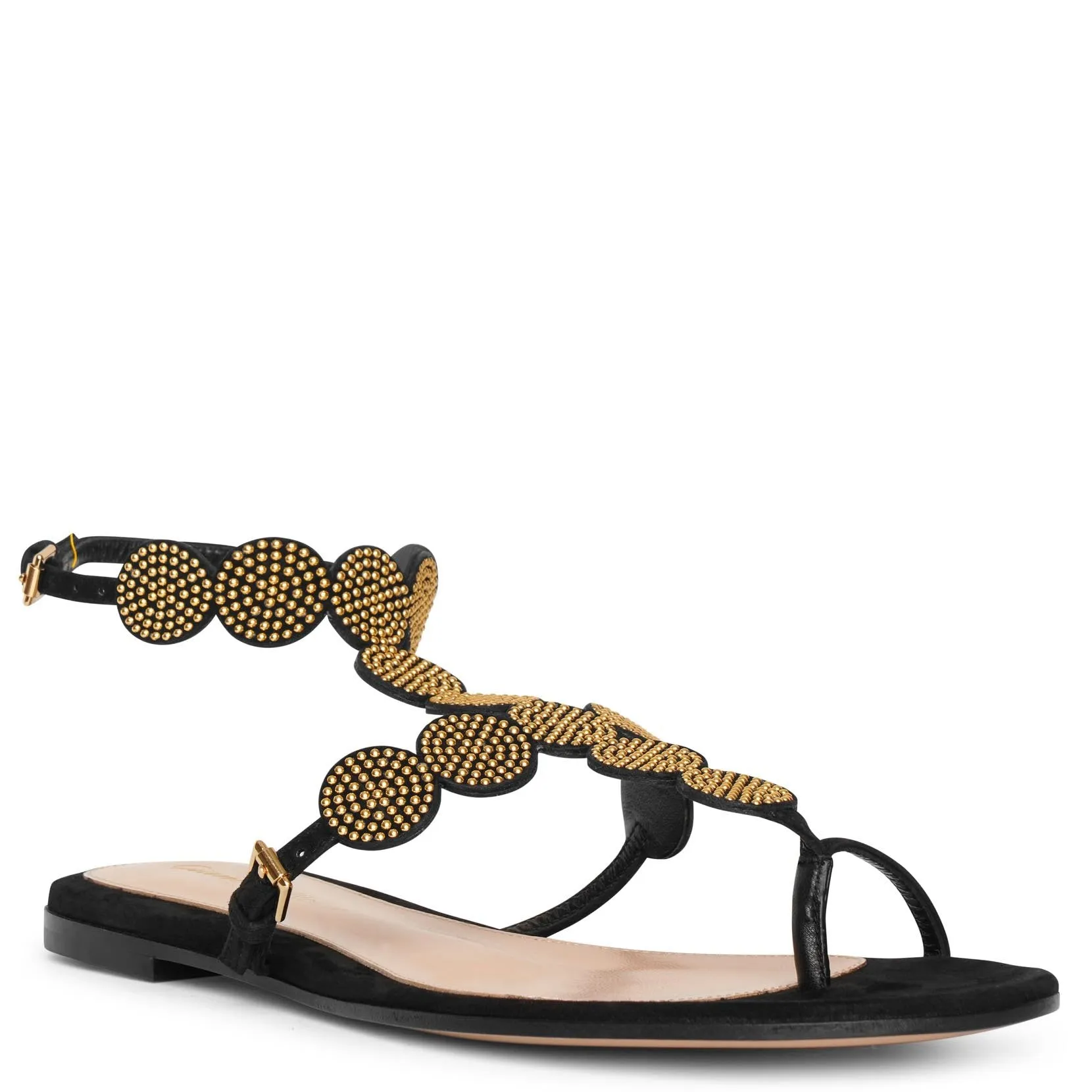 Babylon studded suede sandals