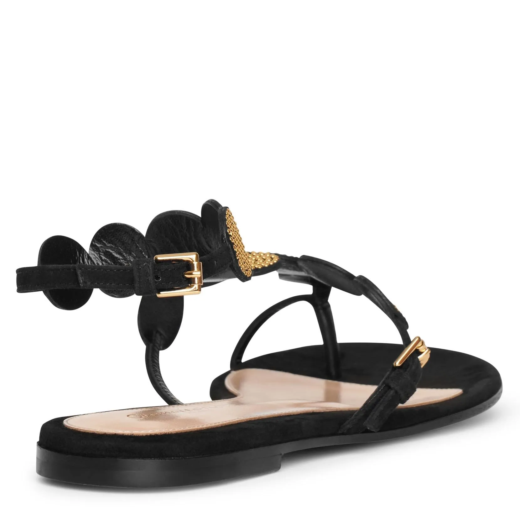 Babylon studded suede sandals