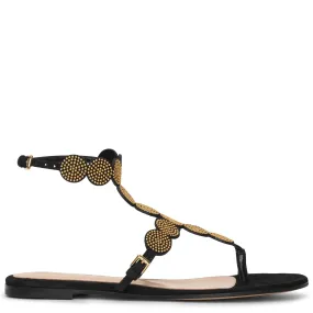 Babylon studded suede sandals