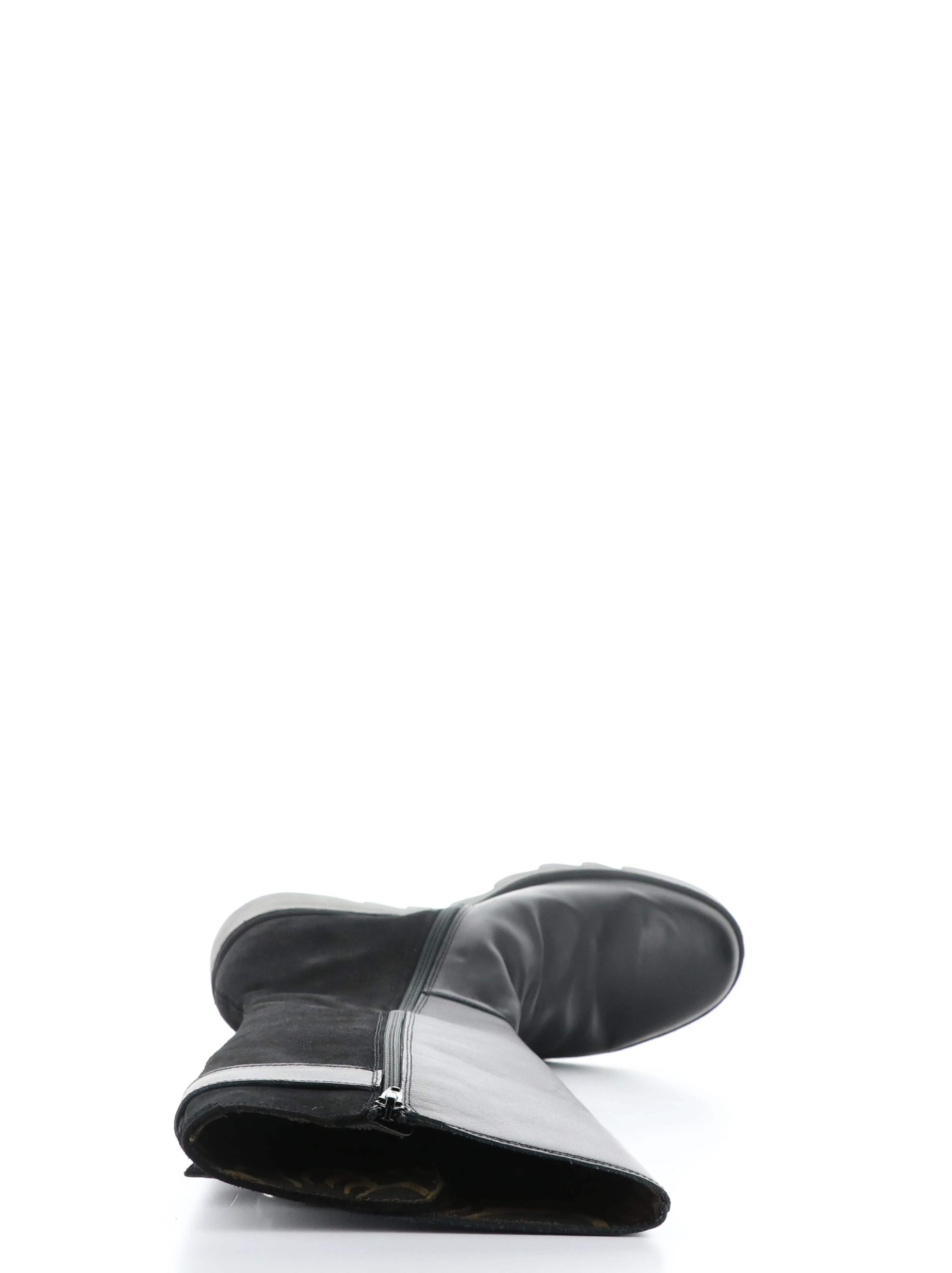 BEFY541FLY BLACK Round Toe Boots