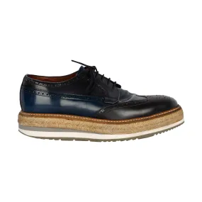 Bicolor Perforated Espadrille Sneakers - '10s