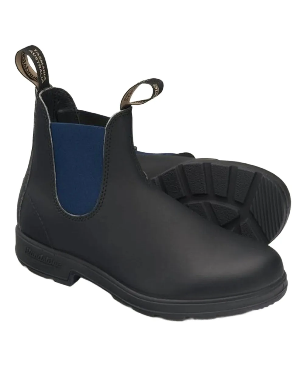 Blundstone 1917 Boots Black with Navy Elastic