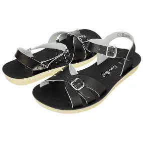 Boardwalk Adult Sandals in Black by Salt-Water - Last One In Stock - SS4 / EUR 36