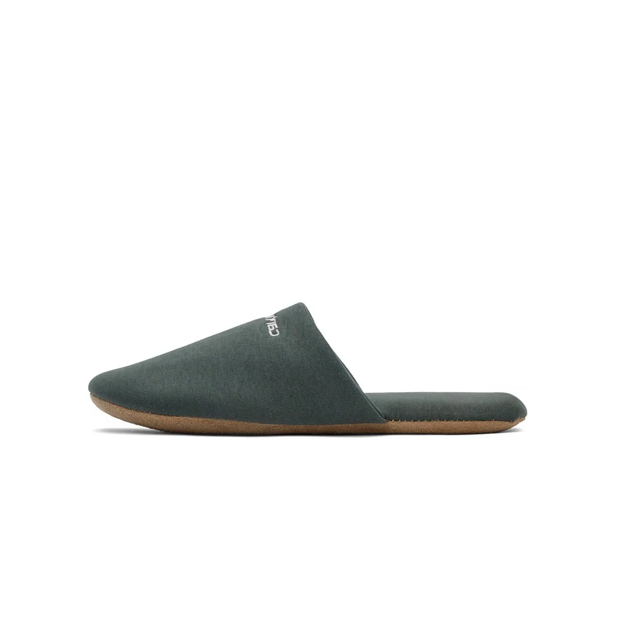 Carhartt WIP Mens Script Embroidery Slippers Hemlock Green