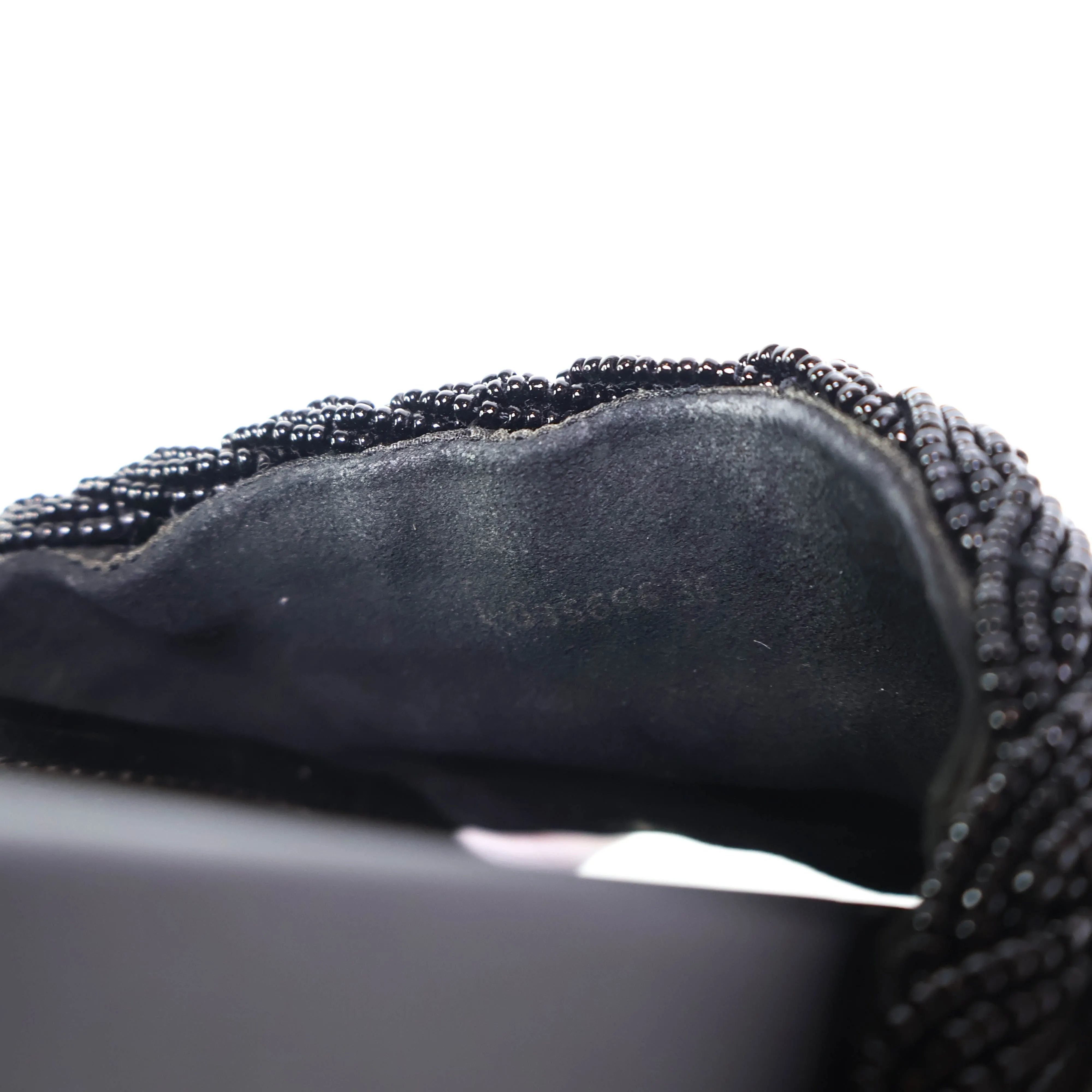 Chanel Sandals Black CC Gold 36
