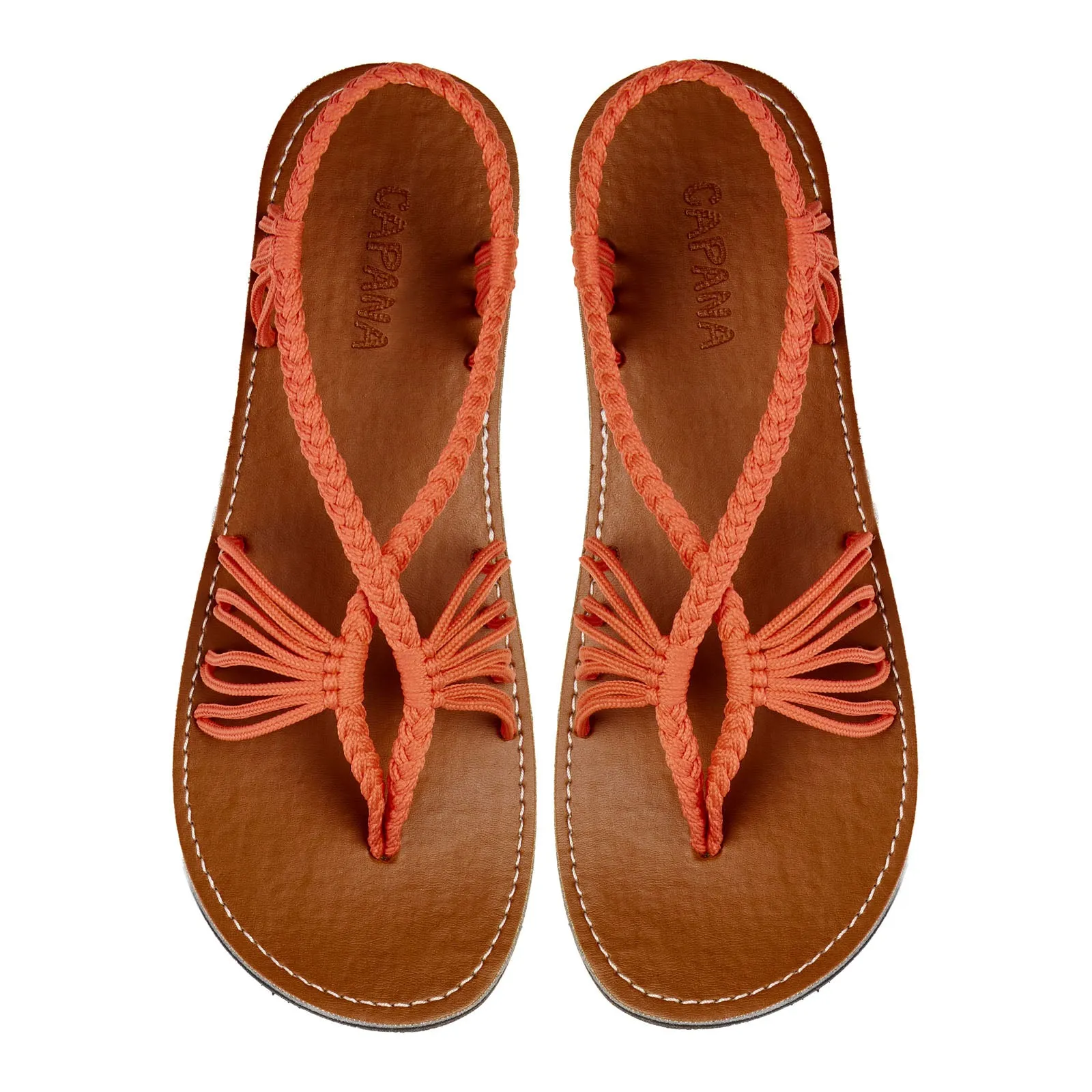 Cocoon- Salmon Rope Sandals