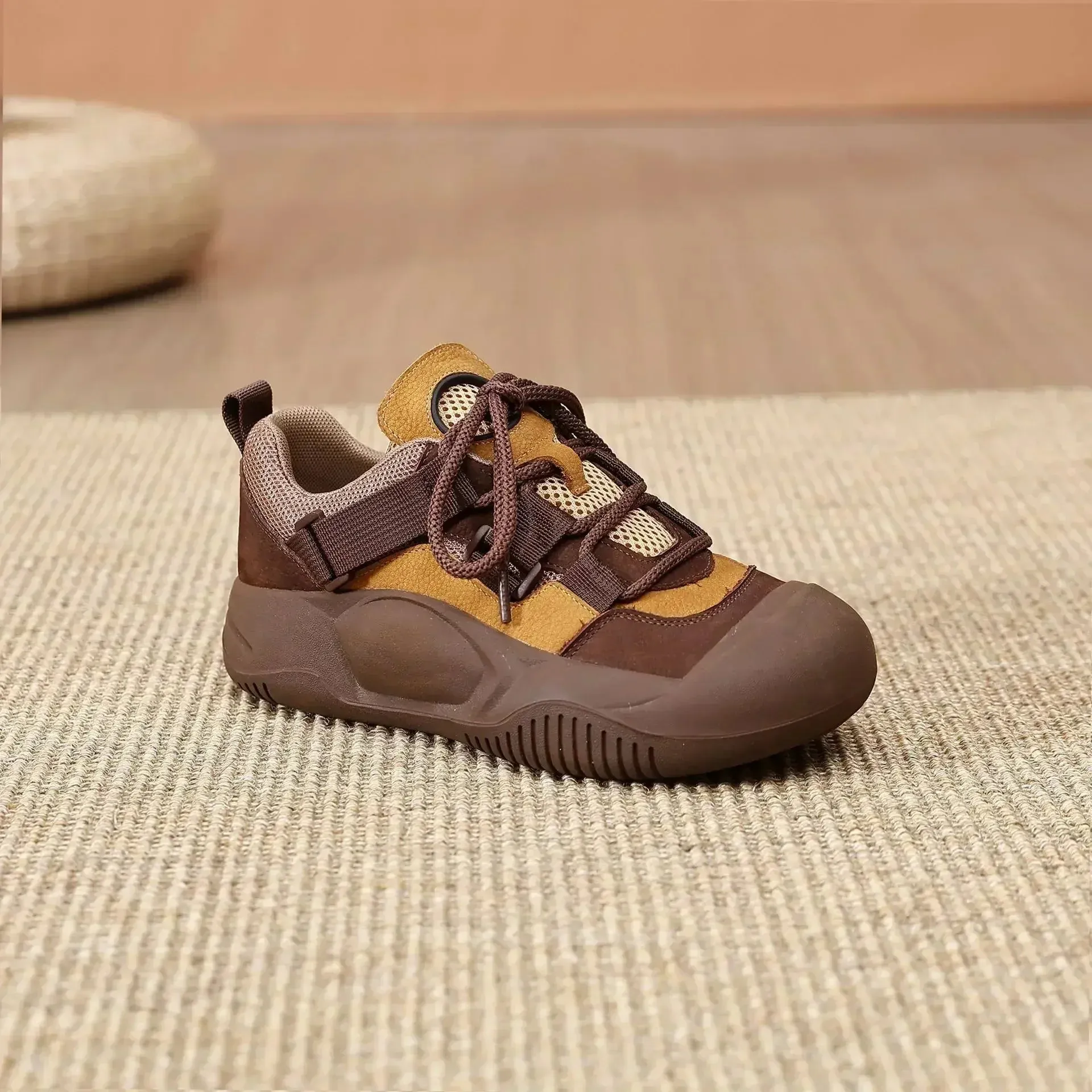 Color Stitching Retro Casual Sneakers
