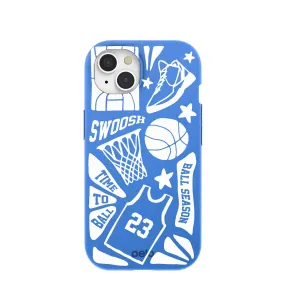 Electric Blue Ball Season iPhone 15 Case