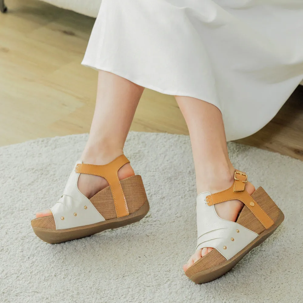 Florrie Sandal - Chalk