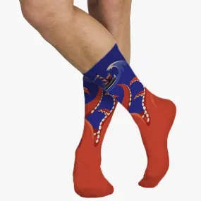Gone Fishing Personalized Tube Socks