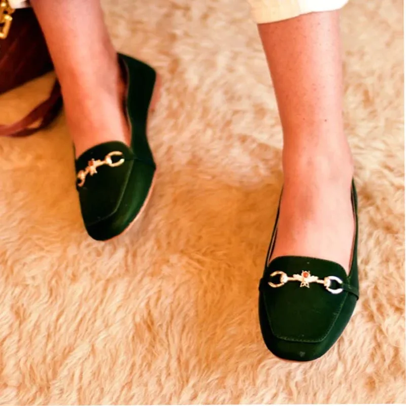 Green Casual Pumps