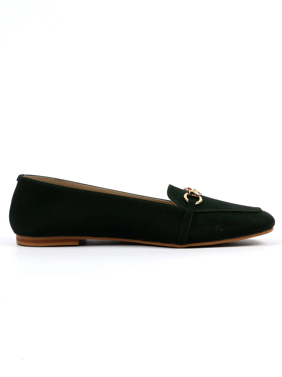 Green Casual Pumps