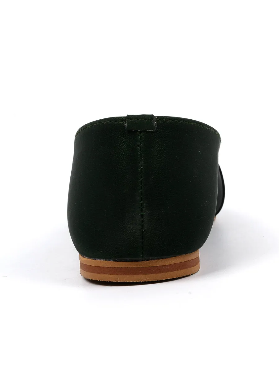 Green Casual Pumps