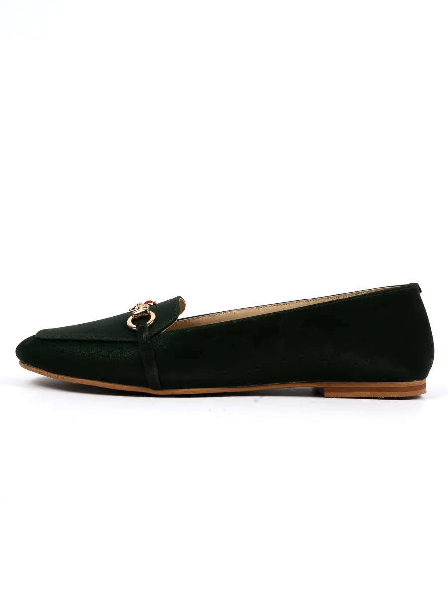 Green Casual Pumps