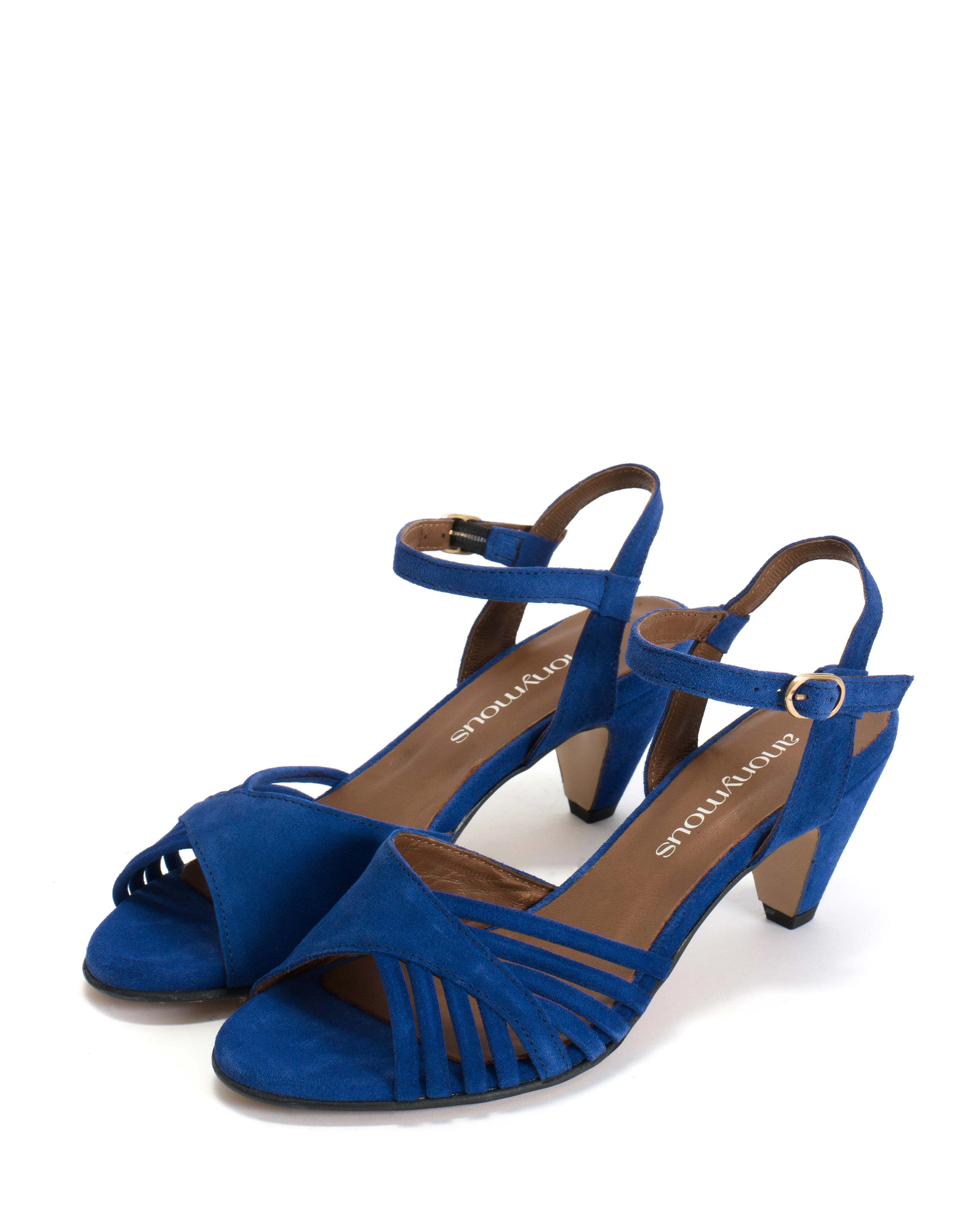 Hermine Calf suede Electric blue