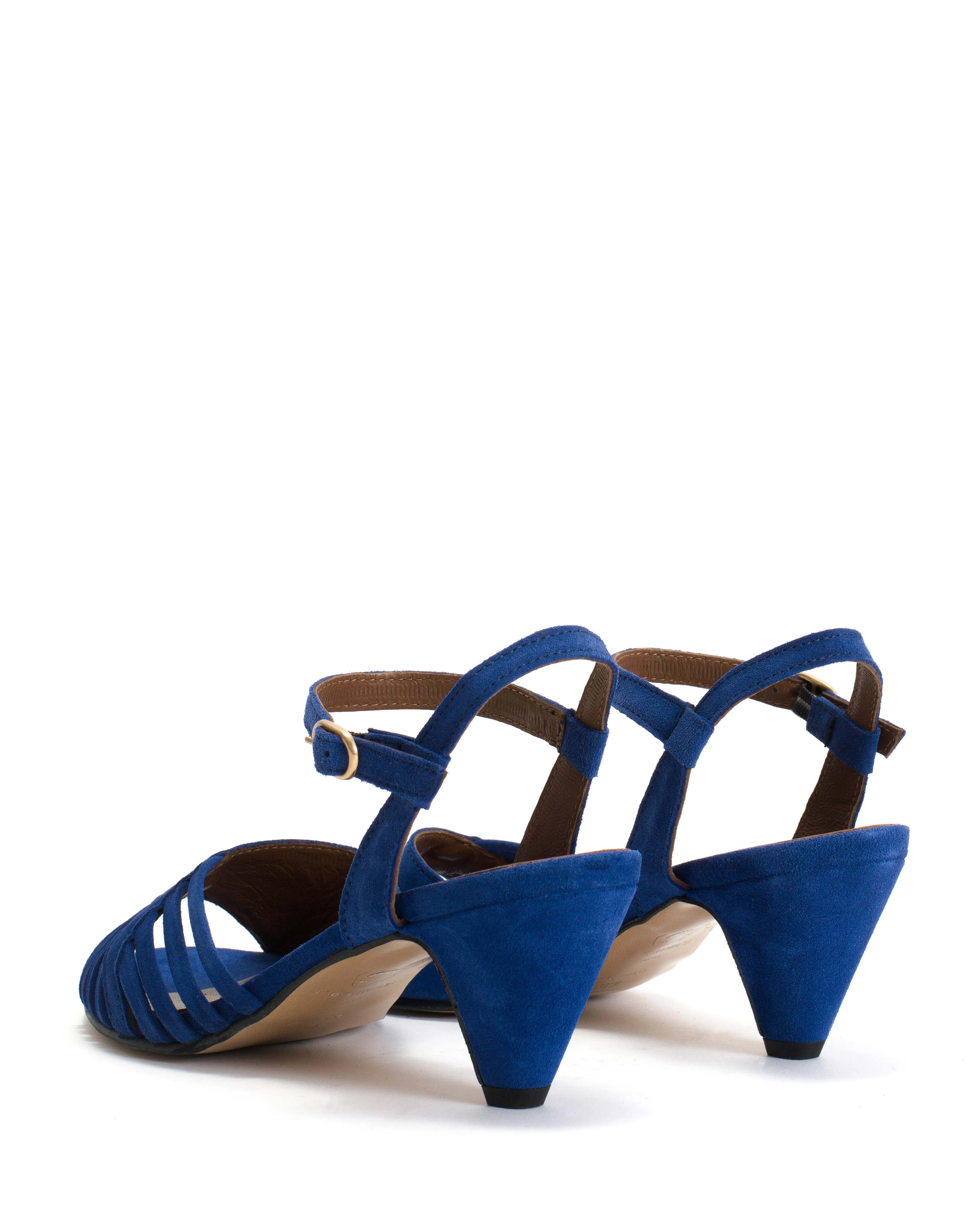 Hermine Calf suede Electric blue
