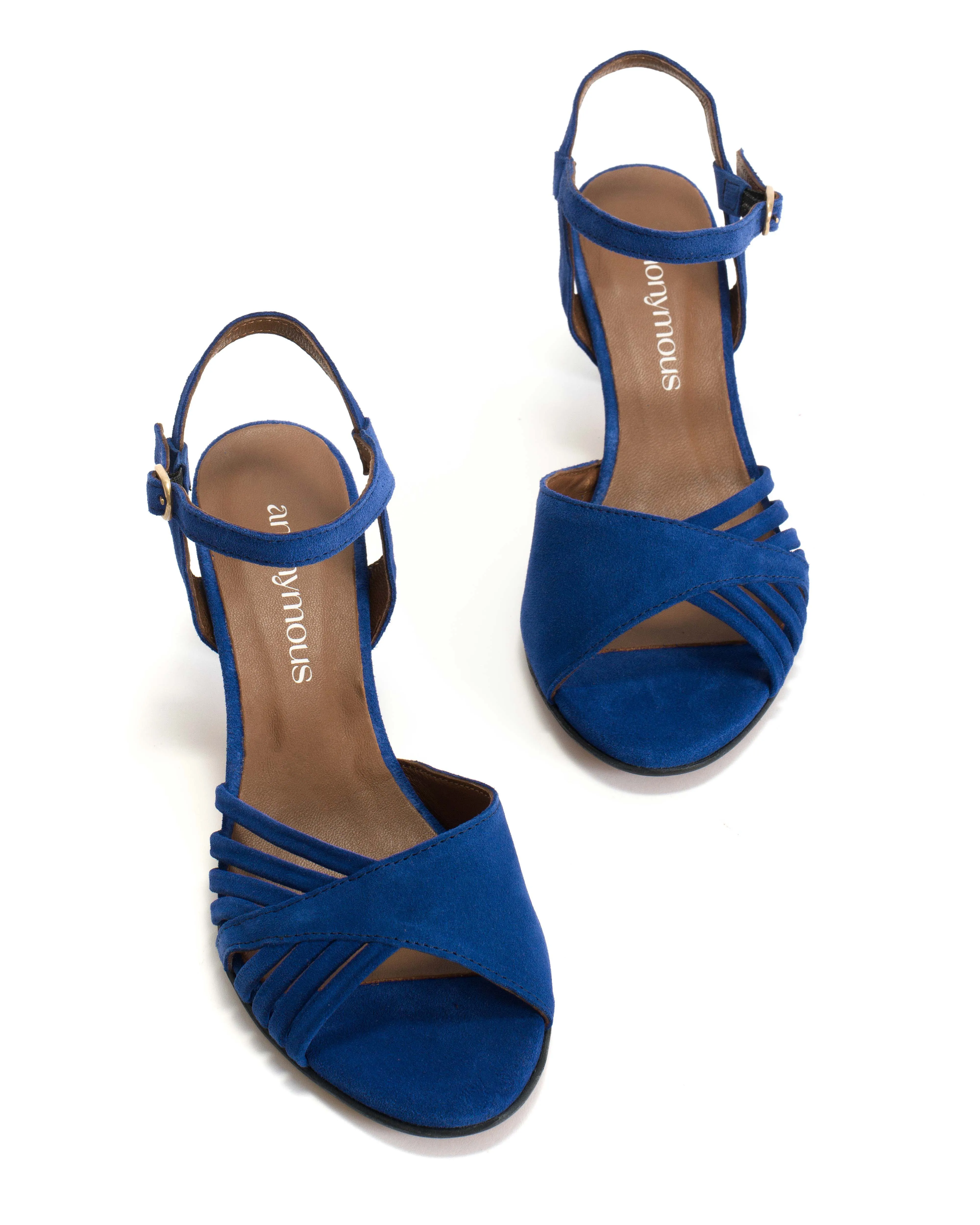 Hermine Calf suede Electric blue