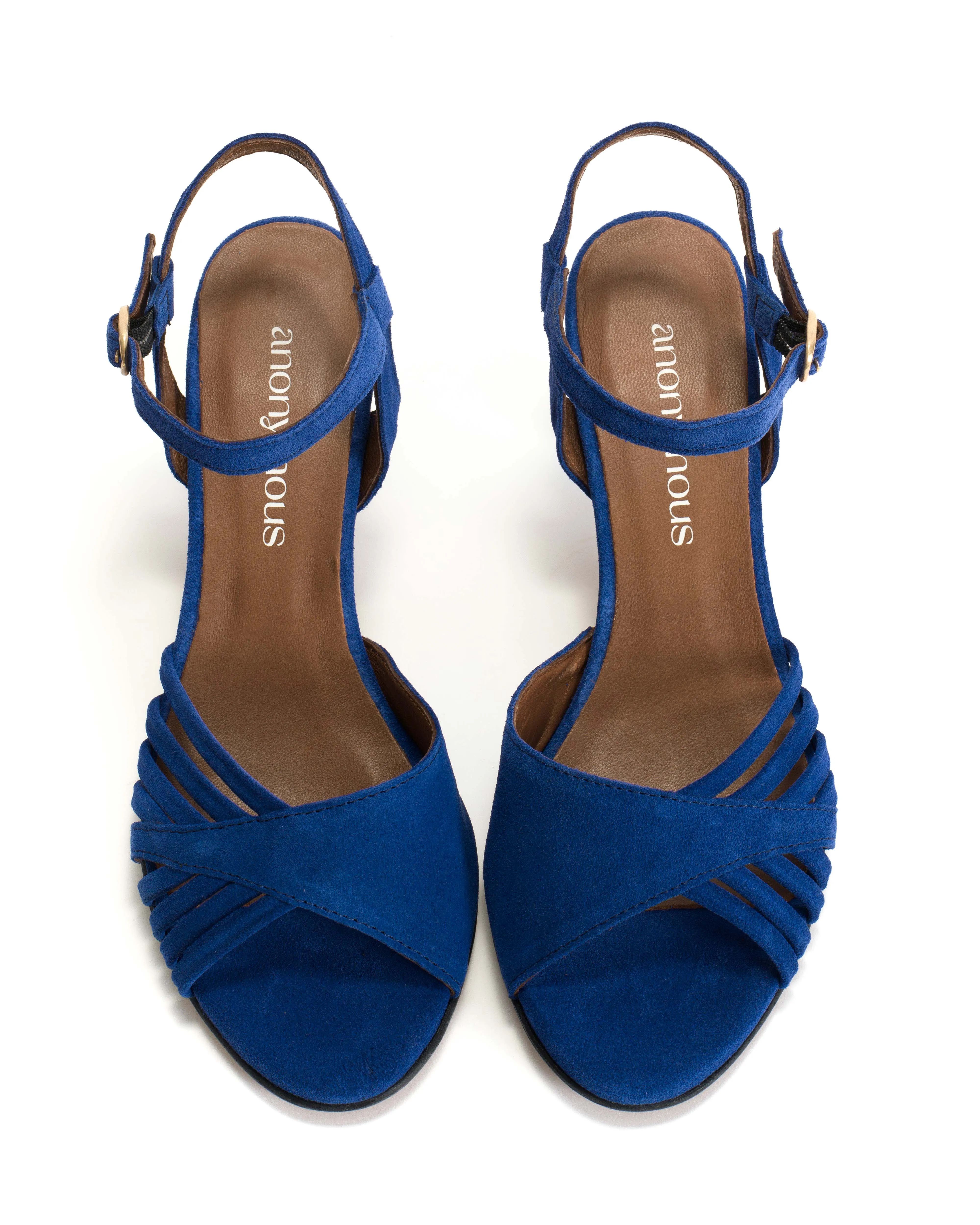 Hermine Calf suede Electric blue