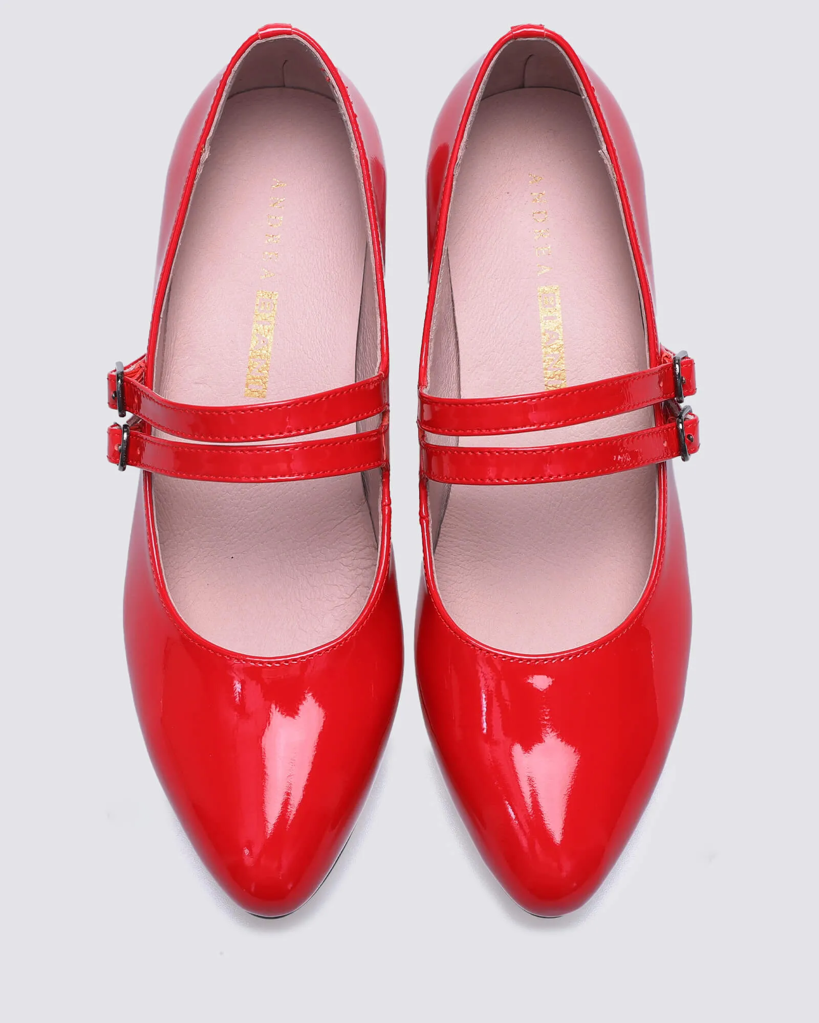 HOPE MARYJANE HEELS RED PATENT LEATHER