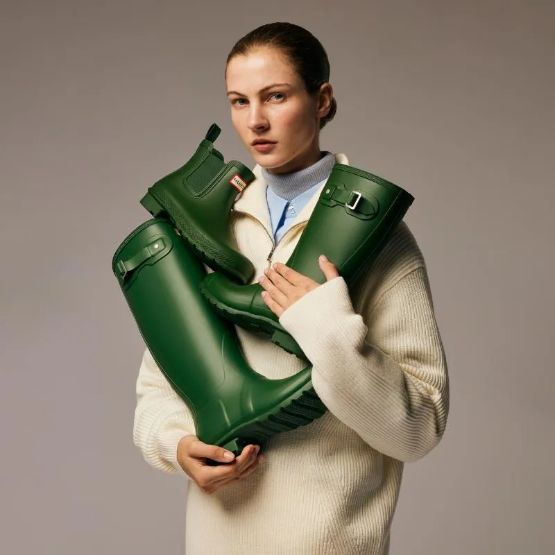 Hunter Original Ladies Chelsea Boots - Hunter Green