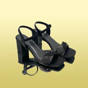 Knitted Block Heels