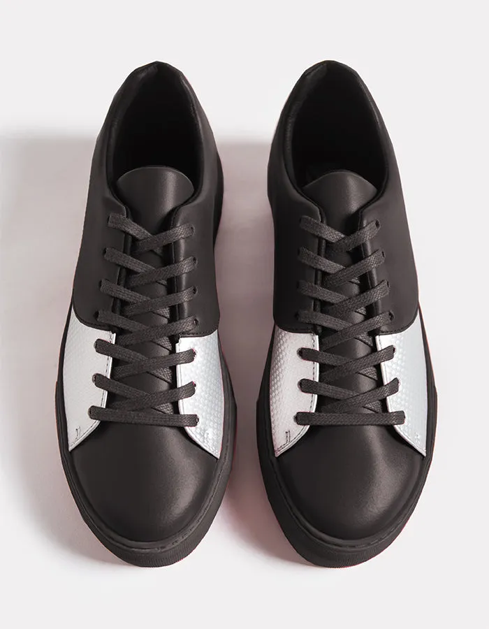 Laureline Silver Vegan Sneakers