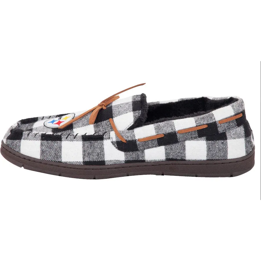 PITTSBURGH STEELERS MEN'S MOCCASIN SLIPPERS