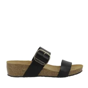 Plakton 243004 Black Low Heel Wedges