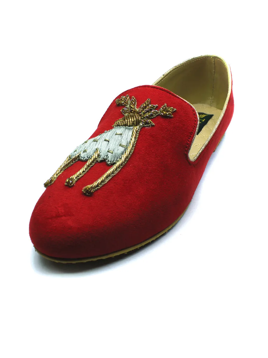 Red Winter Pumps