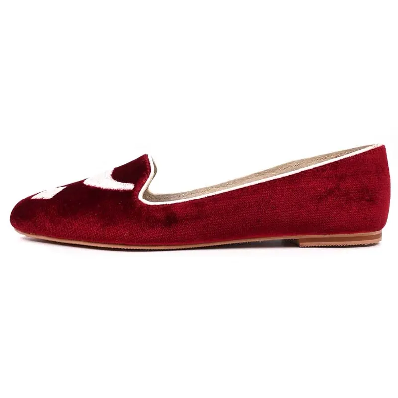 Red Winter Pumps