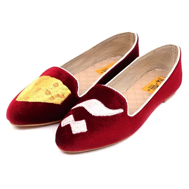Red Winter Pumps