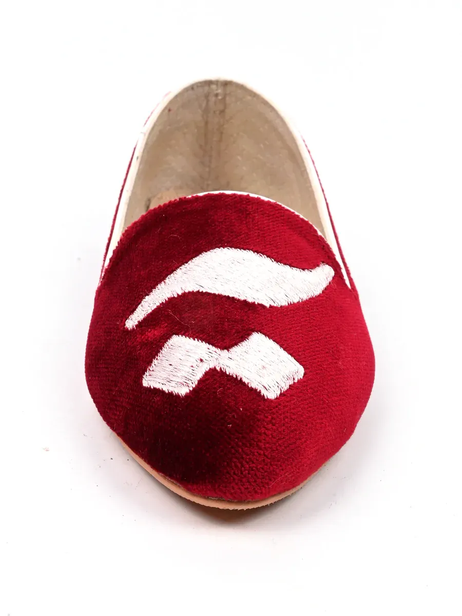 Red Winter Pumps