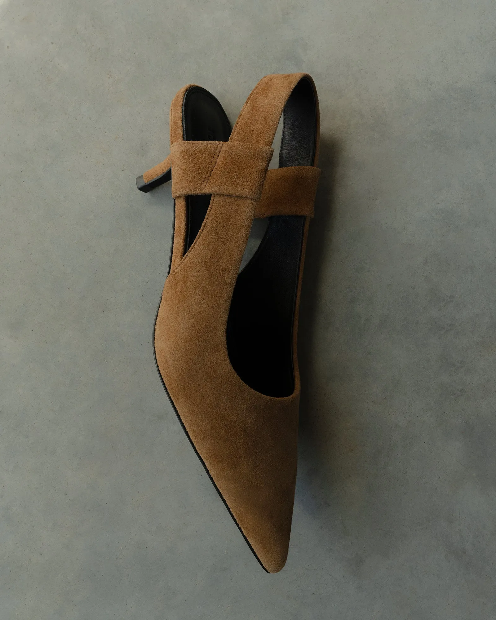 ROSA LOW HEELS BISCUIT SUEDE