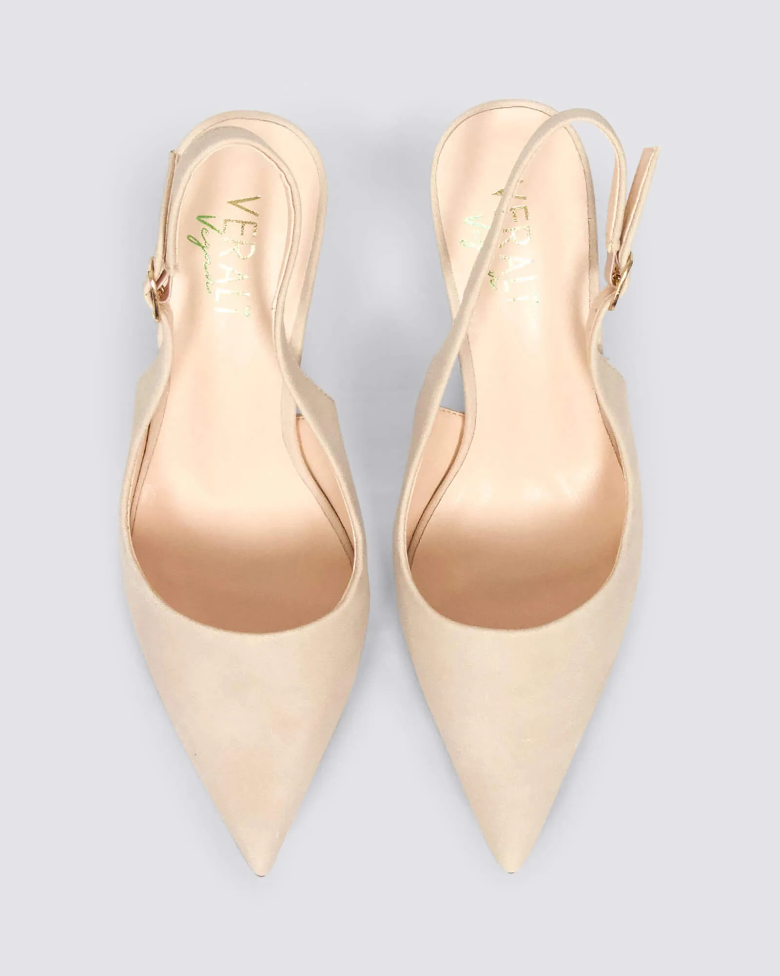 SHAYLEY SLINGBACK HEELS STONE BEIGE