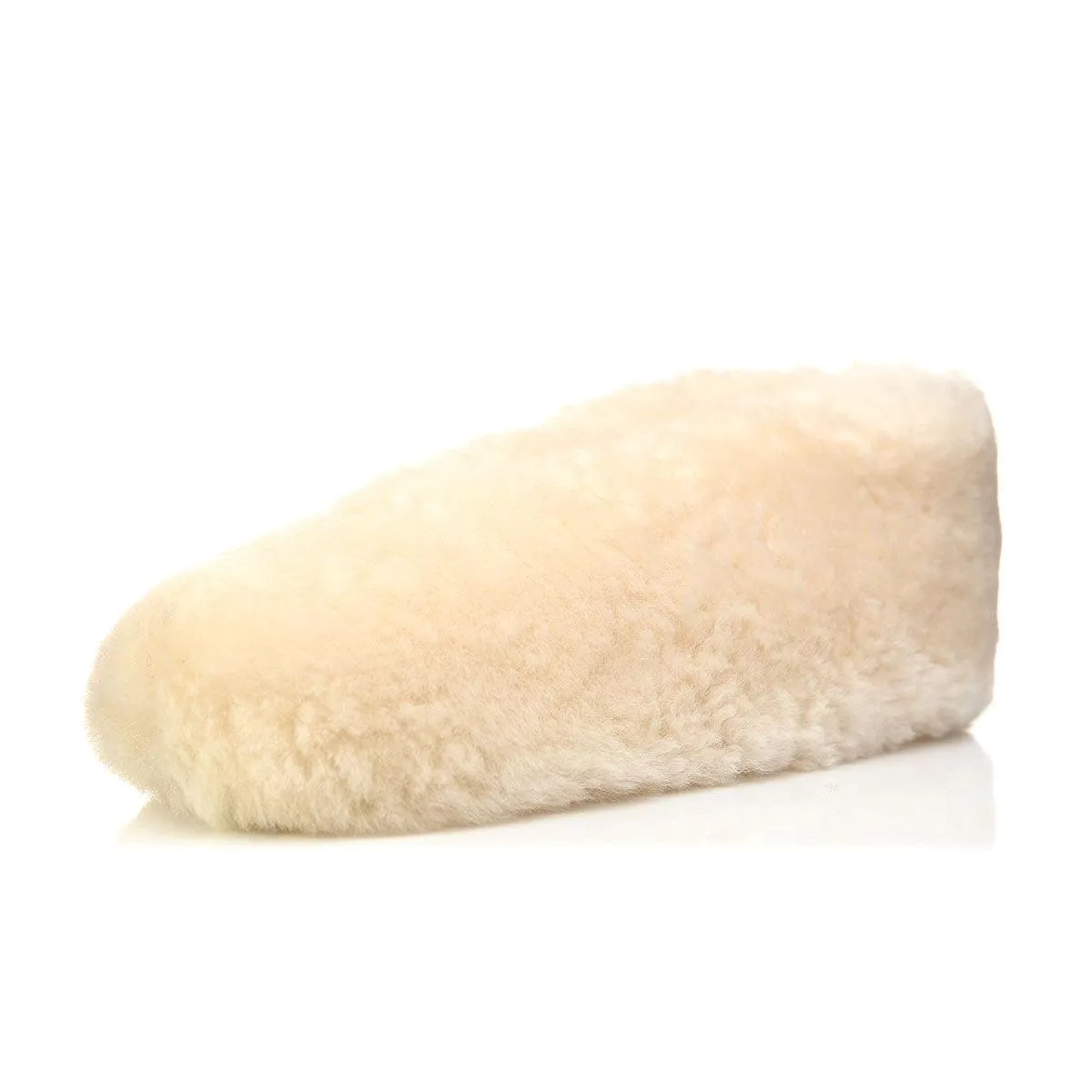 Sheepskin Wool Out Slippers with Suede Soles