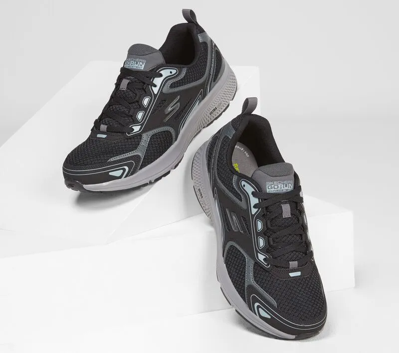 Skechers Men GOrun Consistent 220034 (BLACK / GRAY)