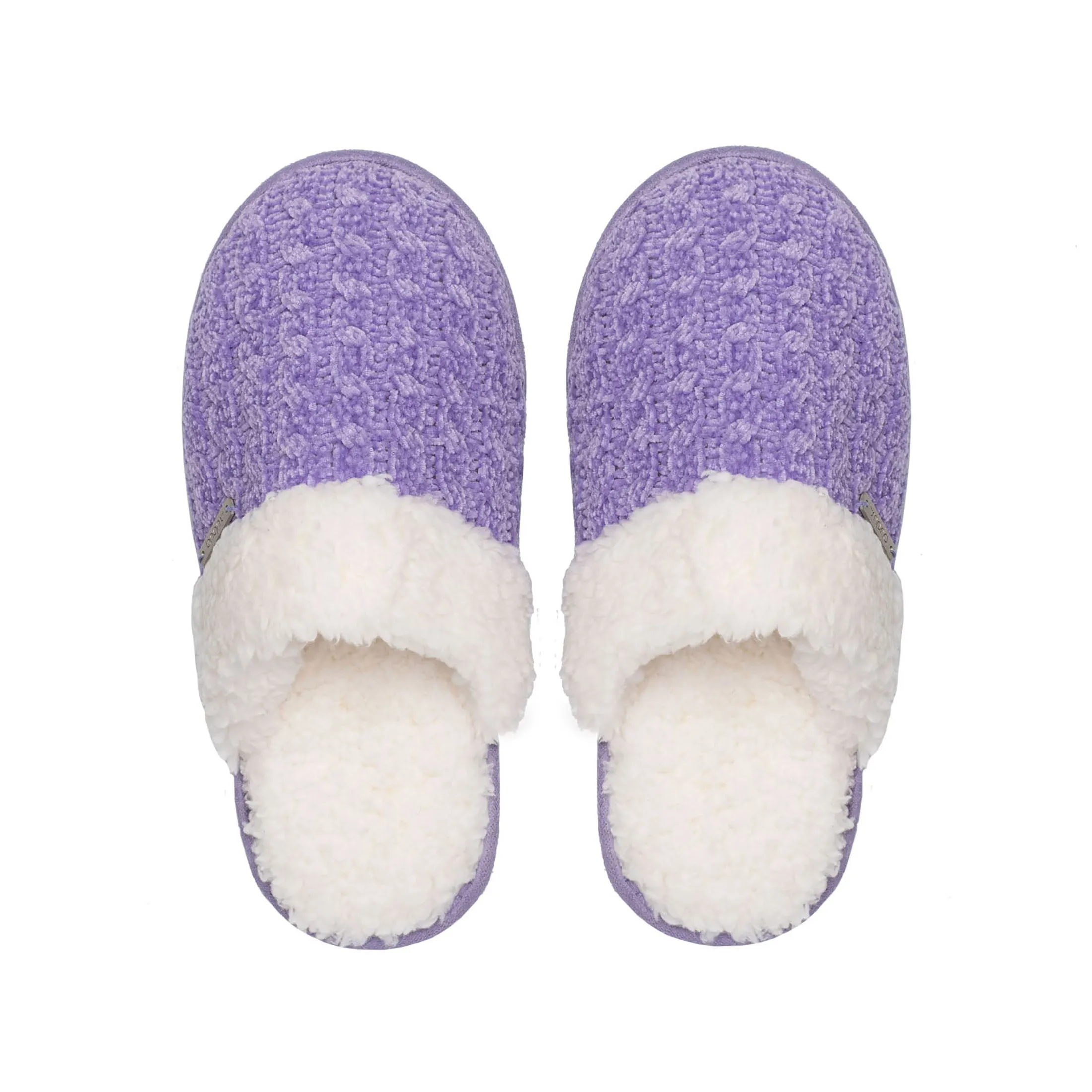 Slide Slipper Cable Lavender - Size L