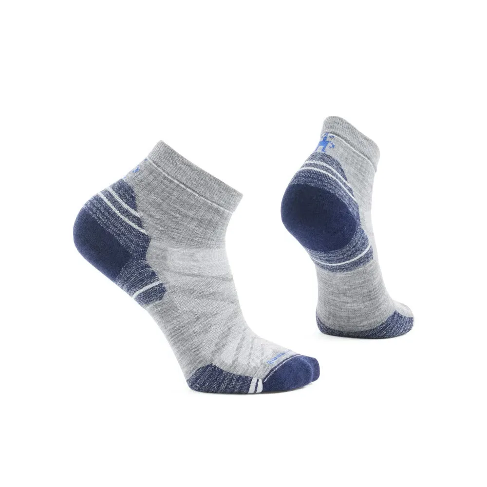 SMARTWOOL HIKE TARGETED CUSHION ANKLE SOCKS LIGHT GRAY - MENS