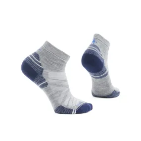 SMARTWOOL HIKE TARGETED CUSHION ANKLE SOCKS LIGHT GRAY - MENS