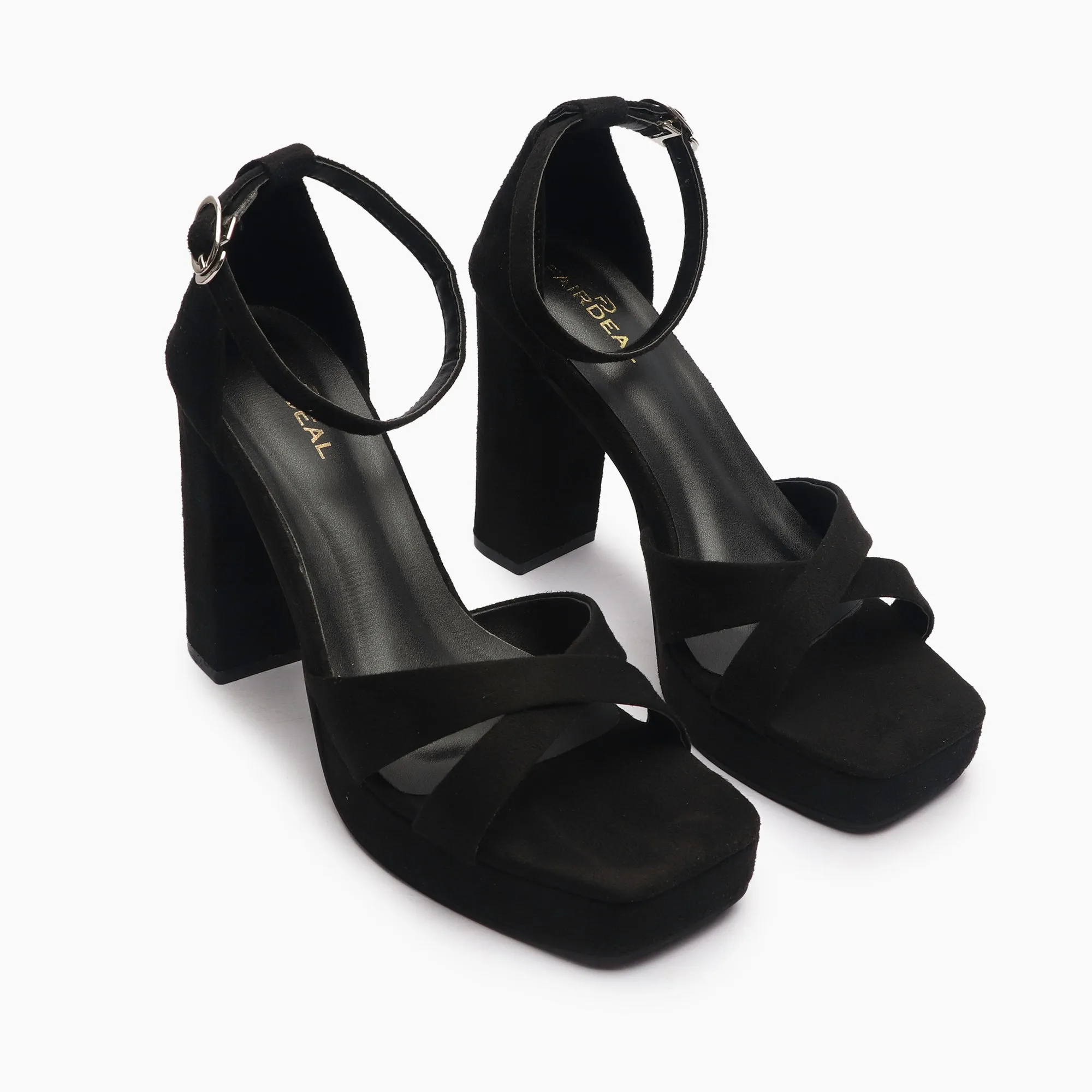 Square Toe Cross Sandals