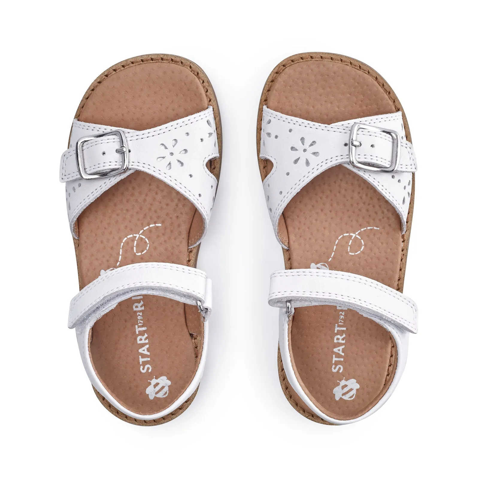 Startrite Holiday Sandals 5201 White F Fit