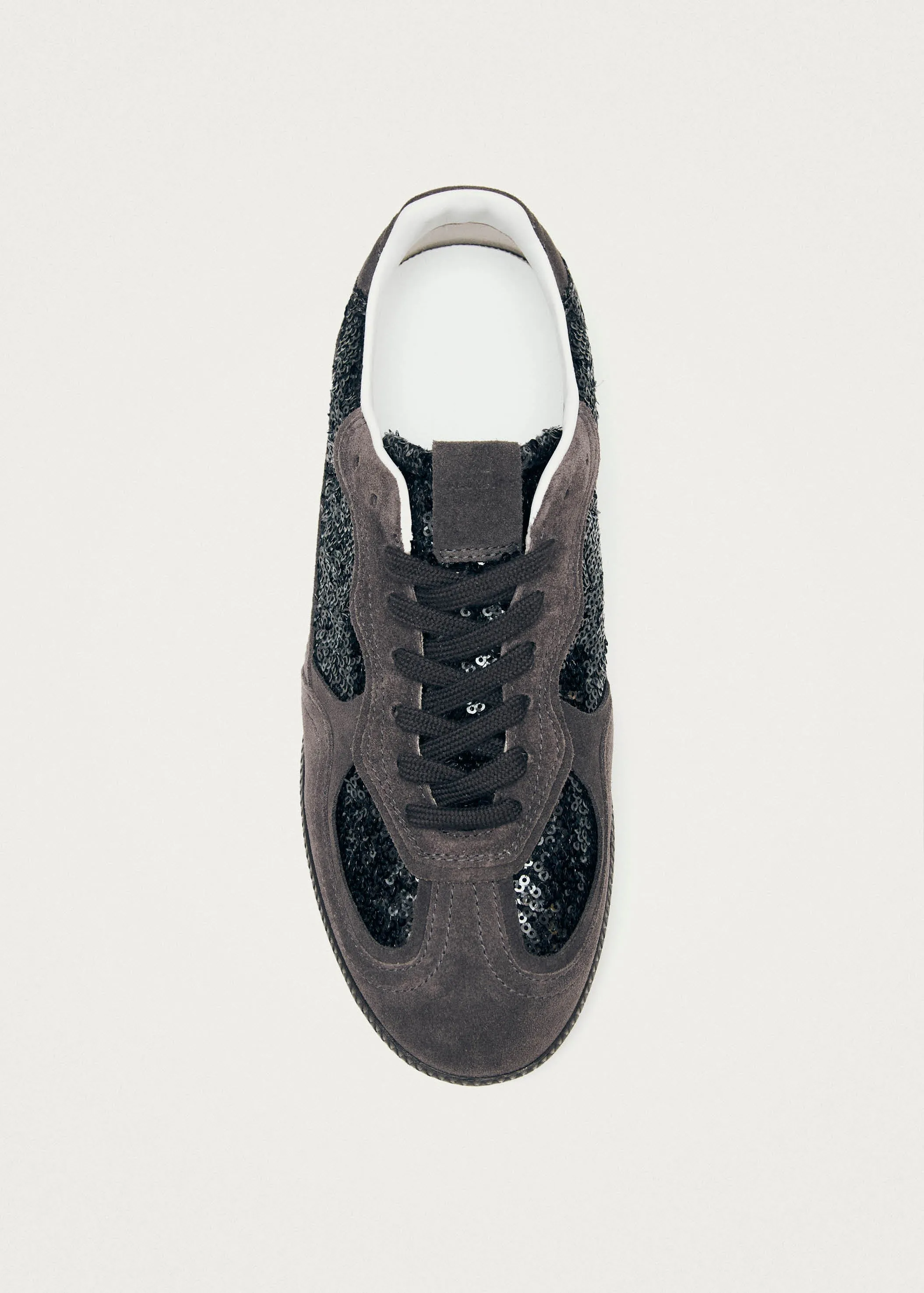 Tb.490 Glint Dark Grey Leather Sneakers