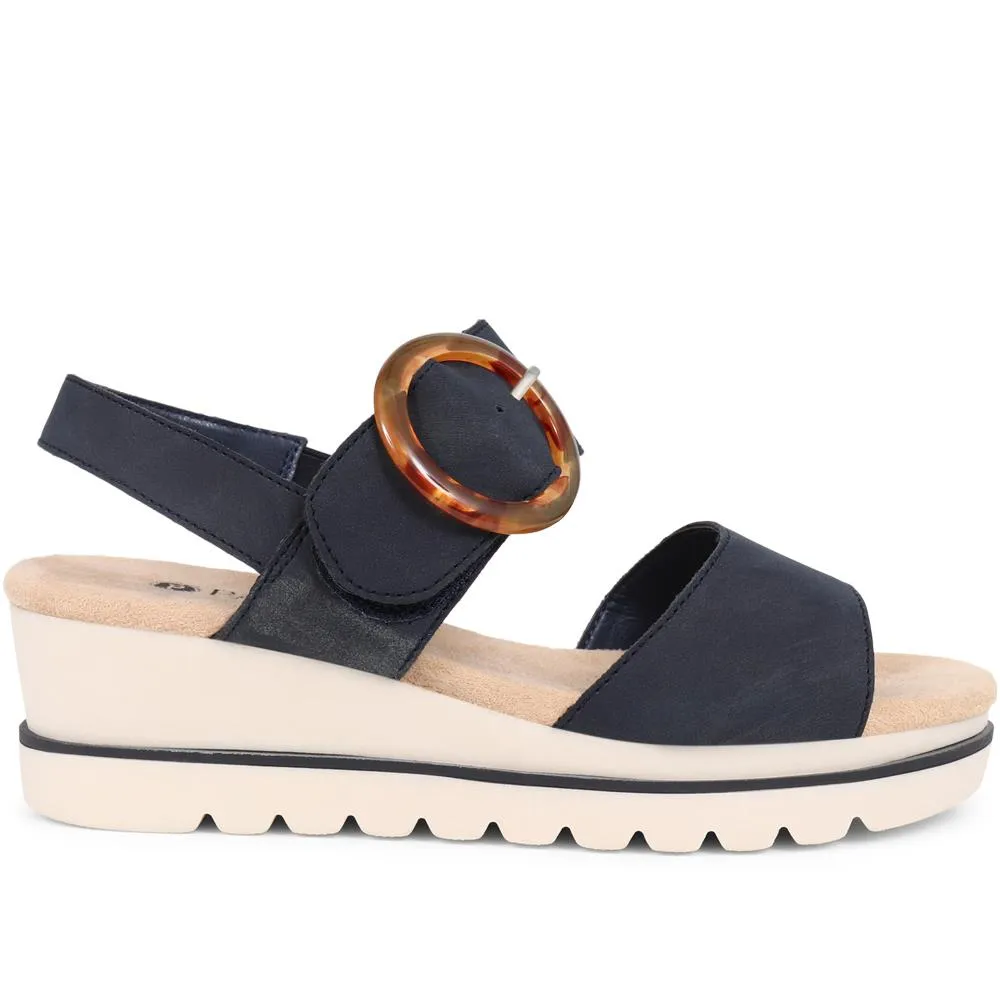 Touch-Fasten Platform Sandals  - WBINS39031 / 325 231