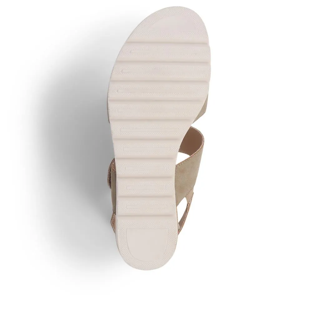 Touch-Fasten Platform Sandals  - WBINS39031 / 325 231