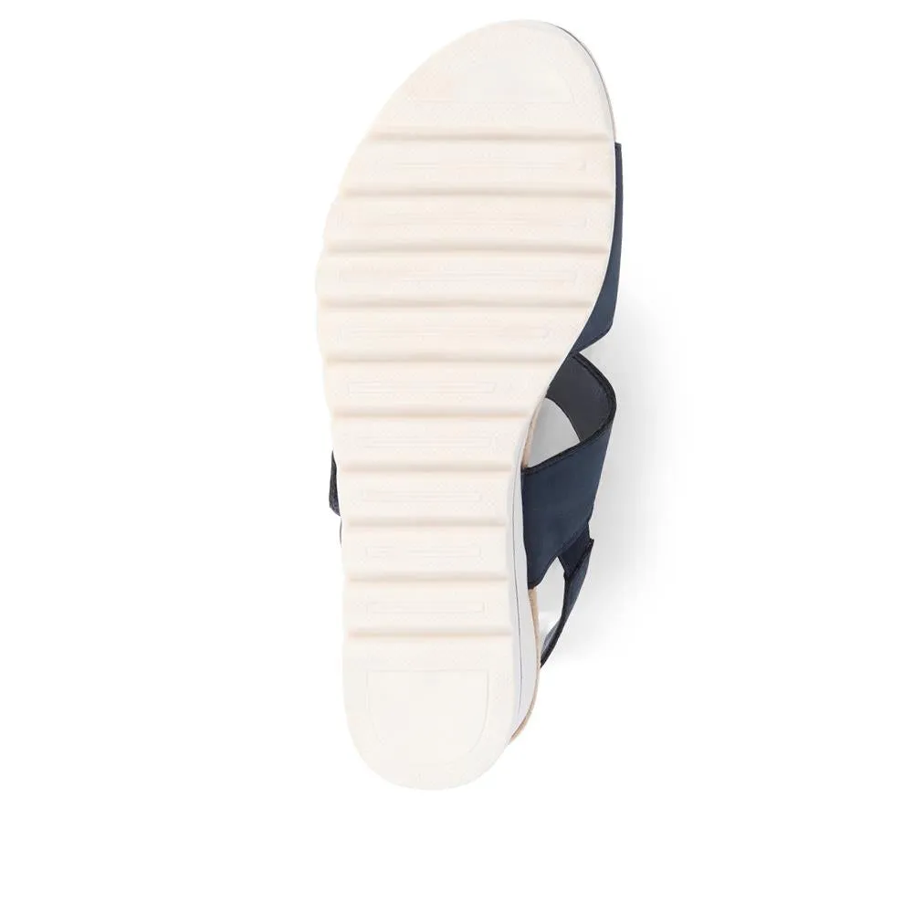 Touch-Fasten Platform Sandals  - WBINS39031 / 325 231