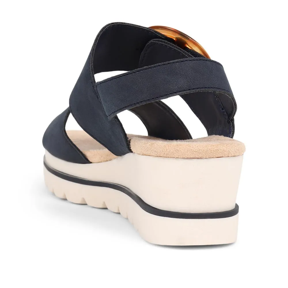 Touch-Fasten Platform Sandals  - WBINS39031 / 325 231